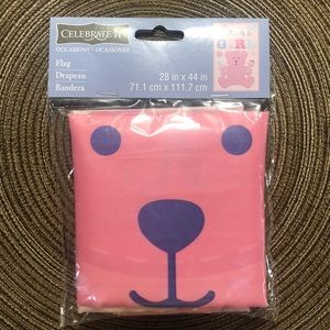 Flag It’s A Girl Pink Baby Shower